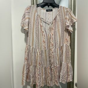 Blue B Collection size Large top.